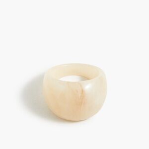 NWT J. Crew Round Resin Ring, sz 5